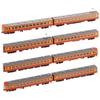 KATO N Gauge 155 Series Excursion Train Hinode/Kibou Basic 8-Car Set 10-1299 Model Railroad Yellow
