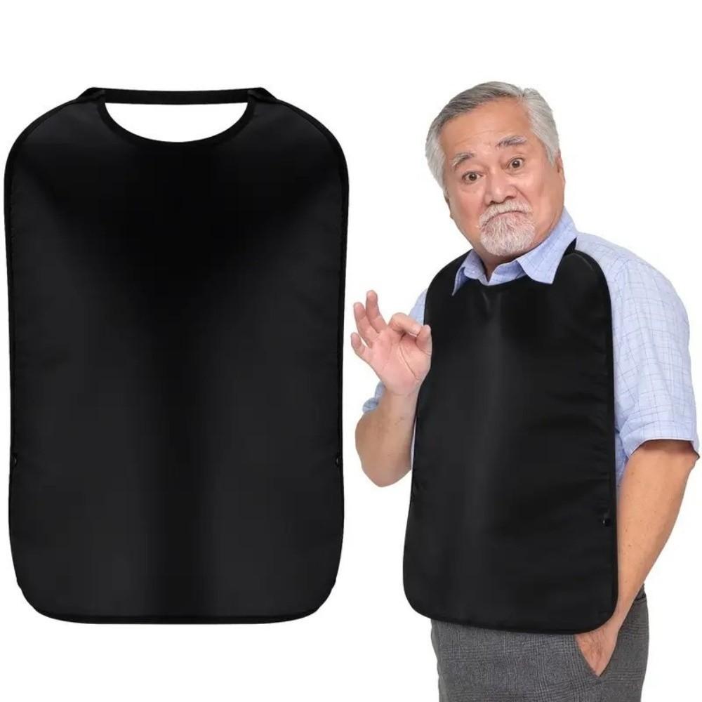 Elastic Rice Pocket Bib Washable Dining Bibs Soft Saliva Towel  Elderly Care