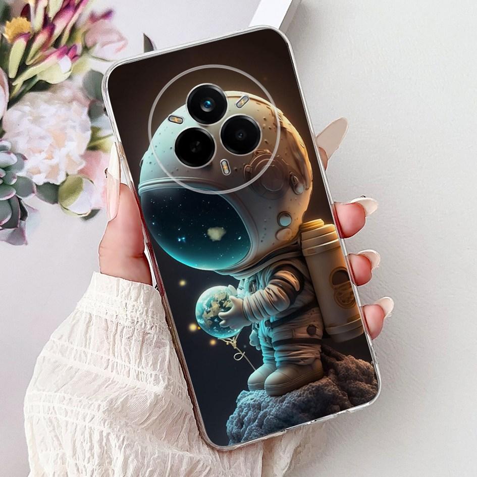 Für Realme 14 Pro 5G Hülle 2025 Cover Cooler Drache Löwe Cartoon Weiche Klare Silikon Handyhüllen Für Realme 14 Pro+ 14Pro Plus Capa