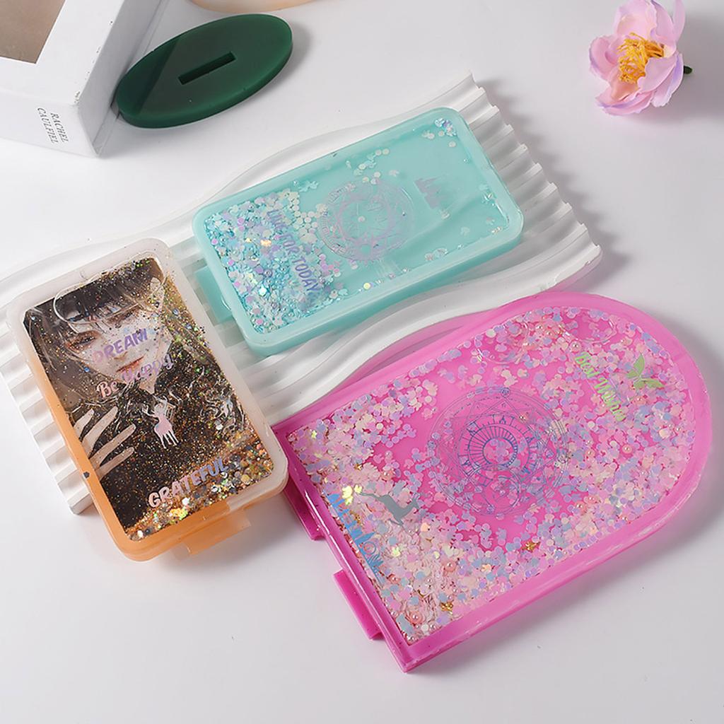 Silicone Picture Frame Moulds Clay Molds Epoxy Resin Mold Photo Frame Mould DIY Hand-Making Accessories for Resin Clay