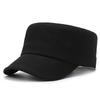 Men's Spring and Autumn New Simple Versatile Light Board Hat Outdoor Military Hat Men's Casual Fashion Flat Top Cap Men