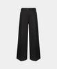 Noiseu M Cotton Belted Wide Pants - Black