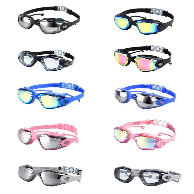 Anti-Fog Waterproof Racing Swim Goggles HD PC Lens Adult Unisex Water Sports Eyewear