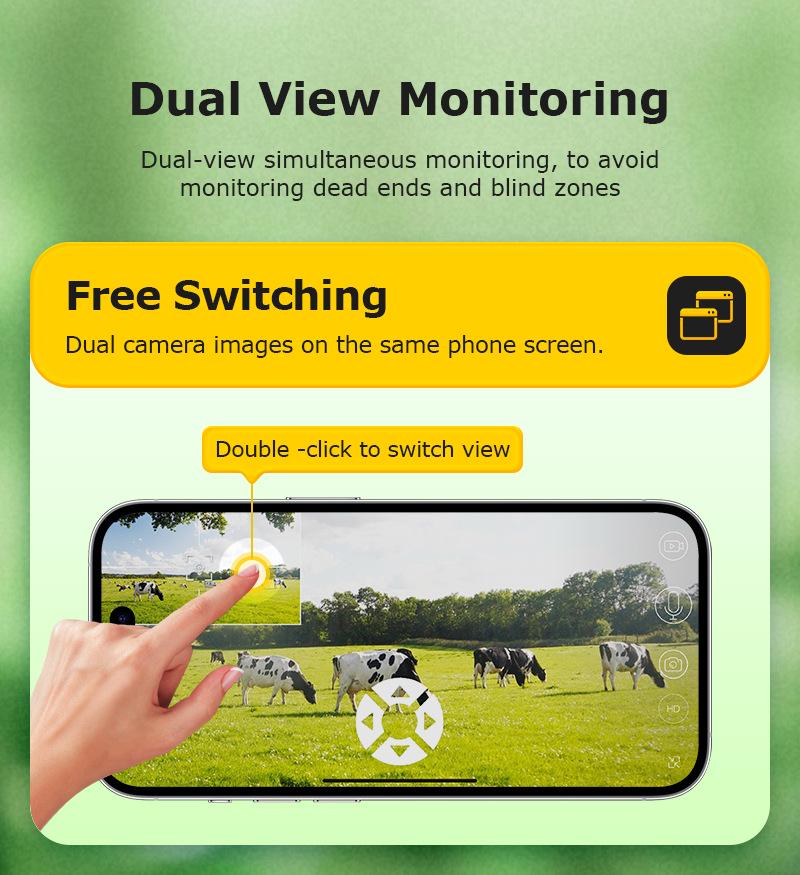 4G Solar Camouflage Surveillance Camera with 20X Zoom, HD, Day/Night Full Color, Low Power.