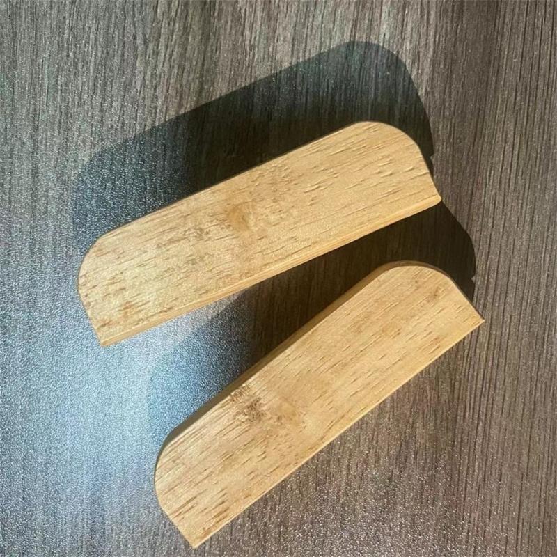 2Pcs Solid Wood Pan Insulated Handles Anti Scald Portable Bbq Plate Handle For Cookware Sauce Pan Sauteing Grilling Pan