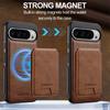 EUCAGR Magsafe Wallet Phone Case For Google Pixel 10 Pro XL 9A 8 7 Pro With strong Magnetic Card Holder Bag (3 Card Slots)