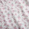 Summer New Women's V-neck Structured Shoulder High Waist Long Floral Print Short Sleeve Dress, European & American Style