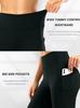 Yoga Flare Pants with Pockets - V Waist, High-Rise, Hip-Lifting, and Bare Feel Design for Outdoor Fitness