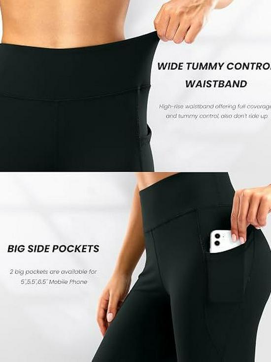 Yoga Flare Pants with Pockets - V Waist, High-Rise, Hip-Lifting, and Bare Feel Design for Outdoor Fitness