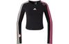 Women's T-Shirt adidas Floral Pattern Retro Long-Sleeve T-Shirt Black
