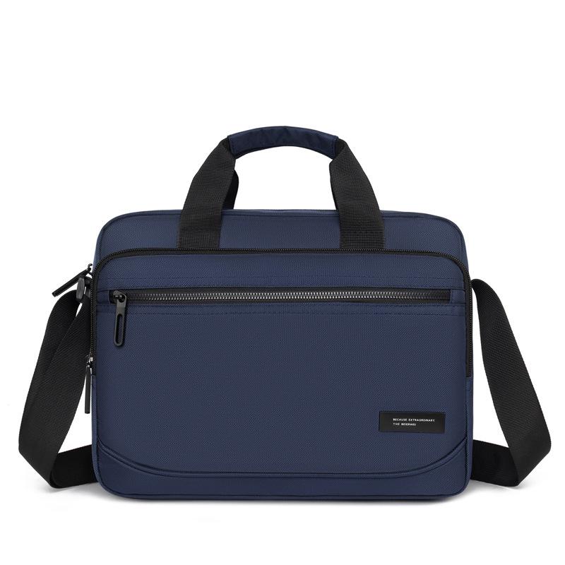 

Мужская осенняя сумка через плечо из ткани Оксфорд 2025: Деловая сумка-тоут и сумка-кроссбоди One Size синий