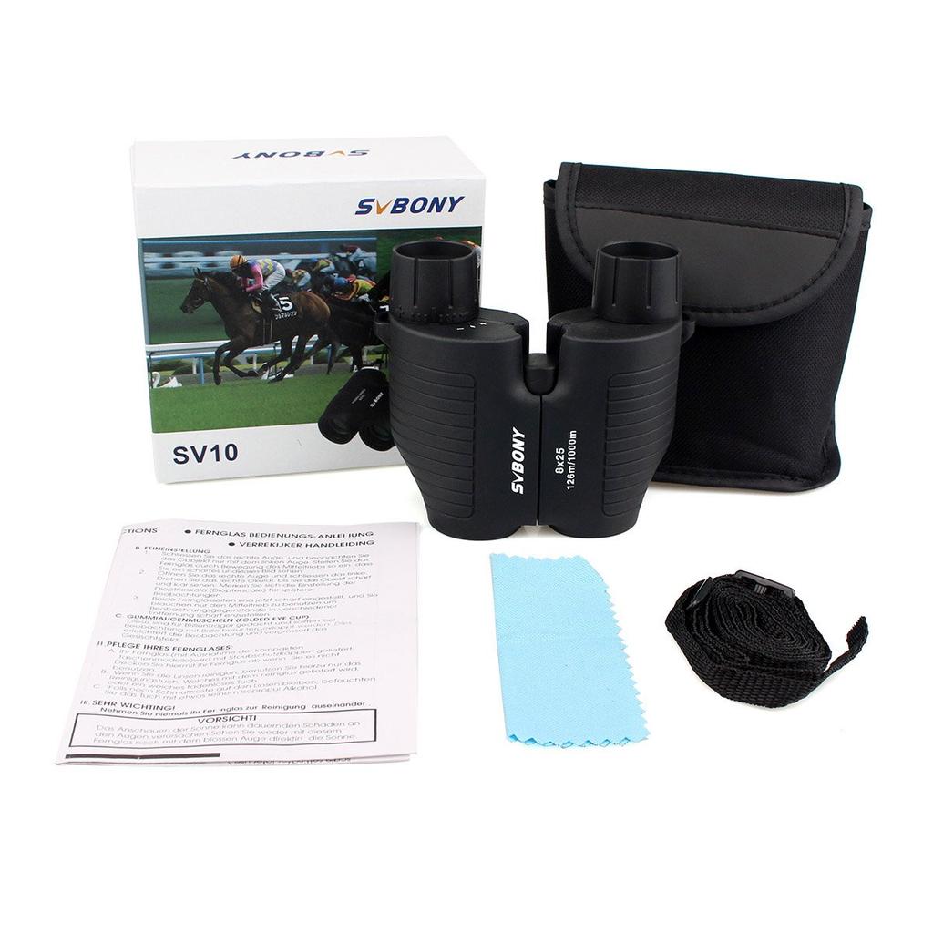 SVBONY SV10 Live 8x No Focusing Eyeglass 8x Bak4 Glasses for Live Stage and Nature Observation Binoculars, Magnification, Ultra-Lightweight,