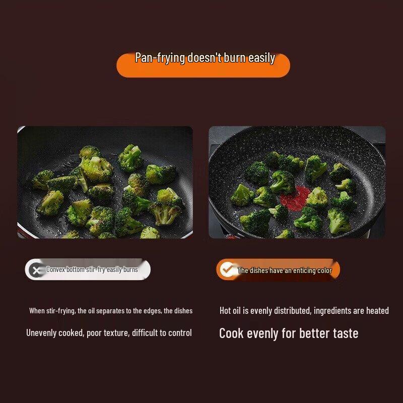 Supor Star Stone Fire Red Dot Frying Pan