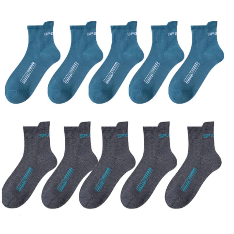 10 Pairs High Quality Lot Man Socks Casual Breathable Sweat-absorbent Socks Men Cotton Socks Run Sports Socks Men