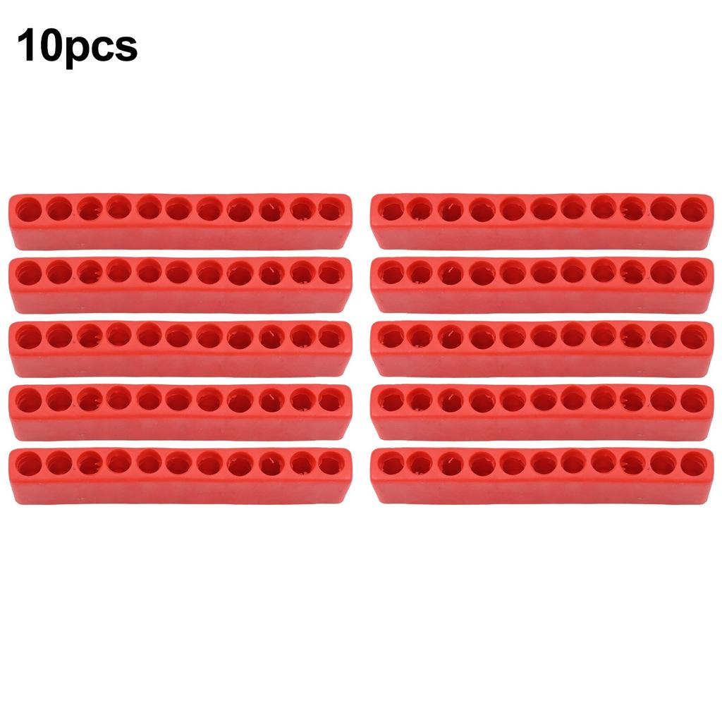 Professional 10pcs Screwdriver Bit Holder for 1/4 Inch Hex Tools 6/11 Holes