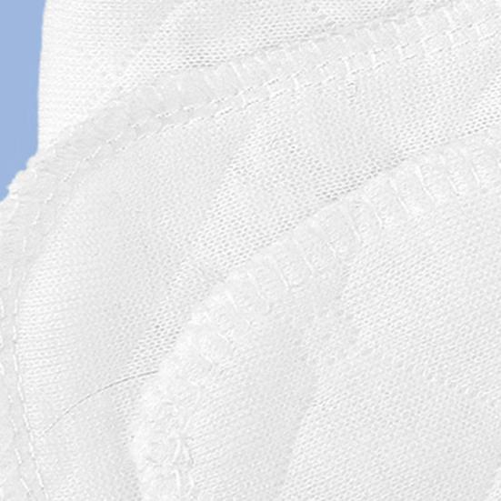 5 Pcs Cotton Bra Liners 3 Layer under Breast Sweat Absorber Pads Reusable Washable Bra Liners for Women