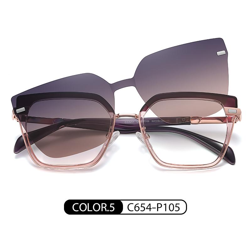 

Fashion Sunglasses Clip on Polarized Sunglasses for Women Luxury Brand Retro Glasses Glasses Glasses Frame for Women Large Size