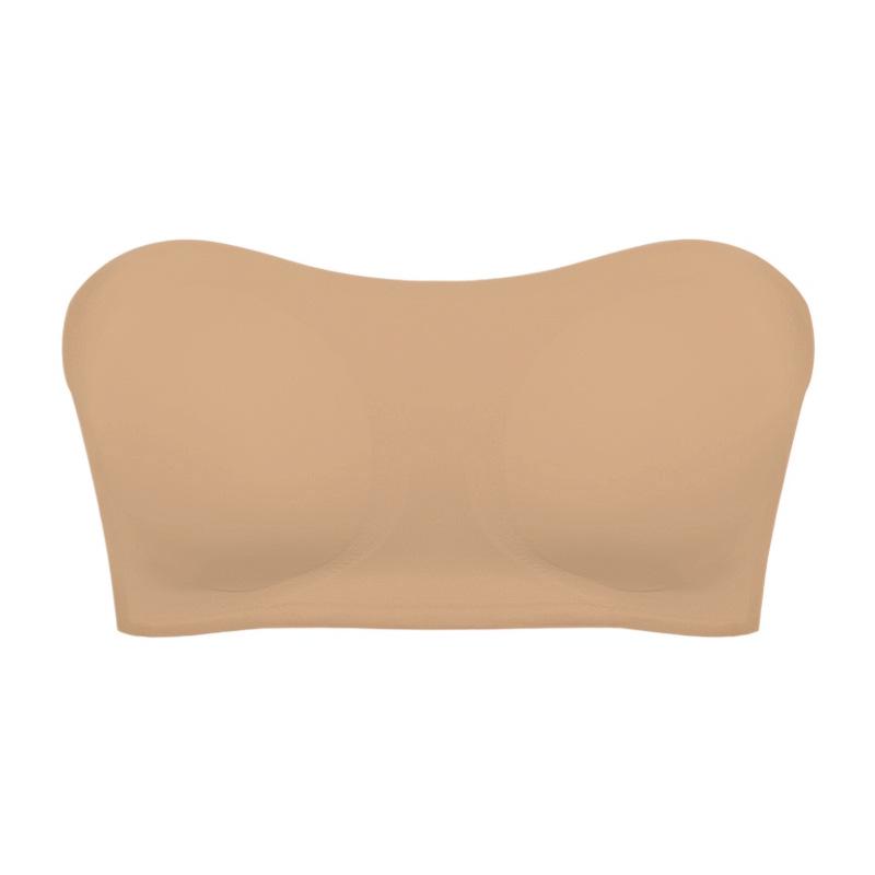 Women's Strapless Bra with Cross Side Buckle - European & American Style