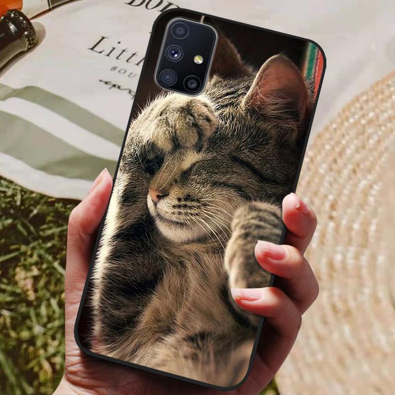 For Samsung Galaxy M51 Case Wolf Cartoon Silicon Soft TPU Back Cover For Samsung M51  Phone Cases GalaxyM51 M 51 M515F Coque