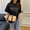 Simple Stylish White Shoulder Bag Ideal For Casual Travel And School Use
