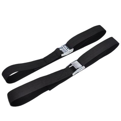 Black Buckle Tie-Down Belt Car Luggage Bag Cargo Straps for Car Motorcycle Metal Buckle Tow Rope Zinc Alloy Buckle