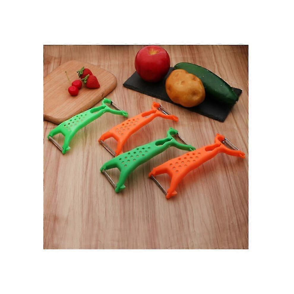 Vegetable Fruit Peeler Julienne Cutter Slicer Peel Kitchen Tool Gadget(2pcs, Multicolor)