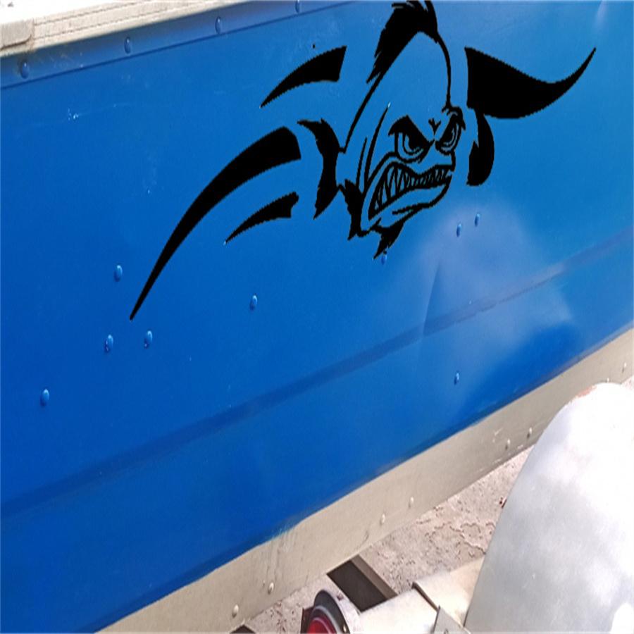 

Fish Boat Stickers Decal Vinyl Art Pattern Cruise Body Stickers Waterproof Sticker