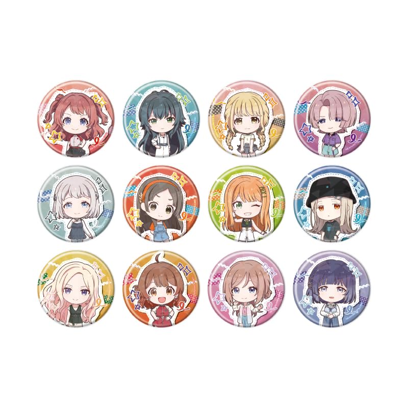 

Gakuen Idolmaster 06 Street Fashion Ver. [Mini Character Illustration] Holographic Can Badge [57mm] Box of 12