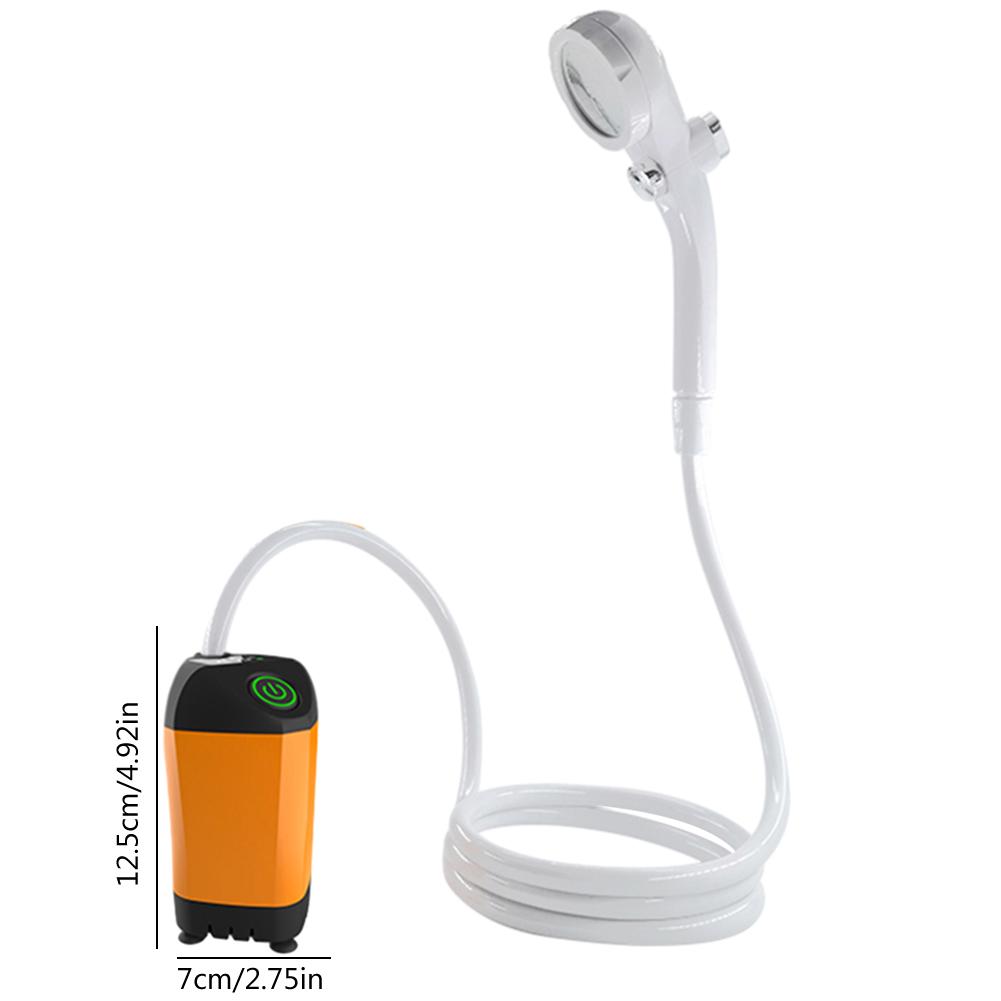 Portable Electric Shower Pump 4800mAh IPX7 Waterproof Easy To Use for Backpacking Travel Beach Pet Hiking Camping Shower