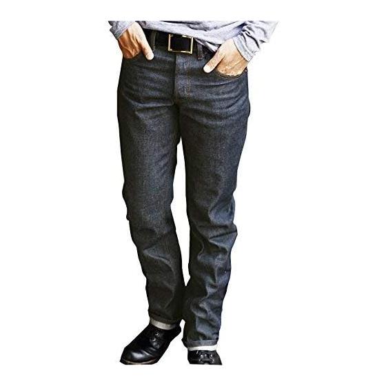 [KAKEYA JEANS] KAKEYA JEANS [Slim jeans (loop length) made in black, genuine indigo denim specification] Slim jeans [Rigid (raw) denim] Genuine