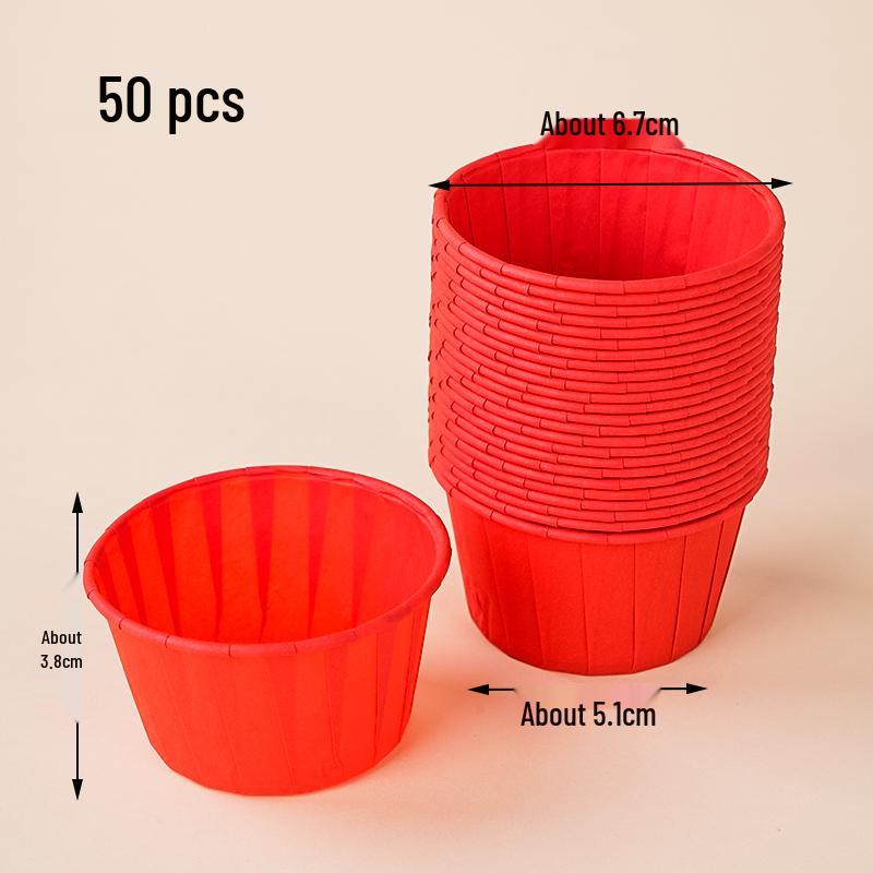 New Year Muffin & Cupcake Decoration Ornament with Transparent Packaging Box