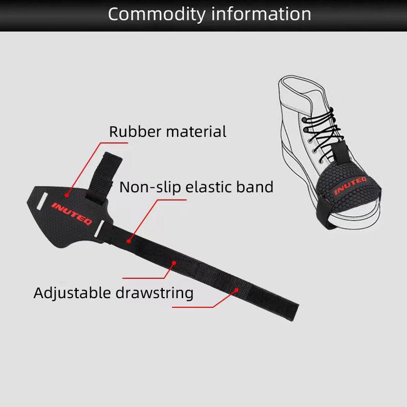 Motorrad Schaltpedal Abdeckung Gangschaltung Schuhabdeckung Langlebig Leichtgewichtig Gummi Stiefel Schuhschoner Verstellbar Fahren Motorrad Zubehör