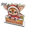 Gingerbread Man Table Ornament Wooden Christmas Napkin Holder, And Deer Design, Xmas Gift for Home Decorative Vertical Paper Towel Storage Kitchen