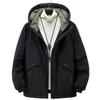 Fattened plus size, white duck down, winter down jacket trendy brand thickened warm jacket men's clothing
