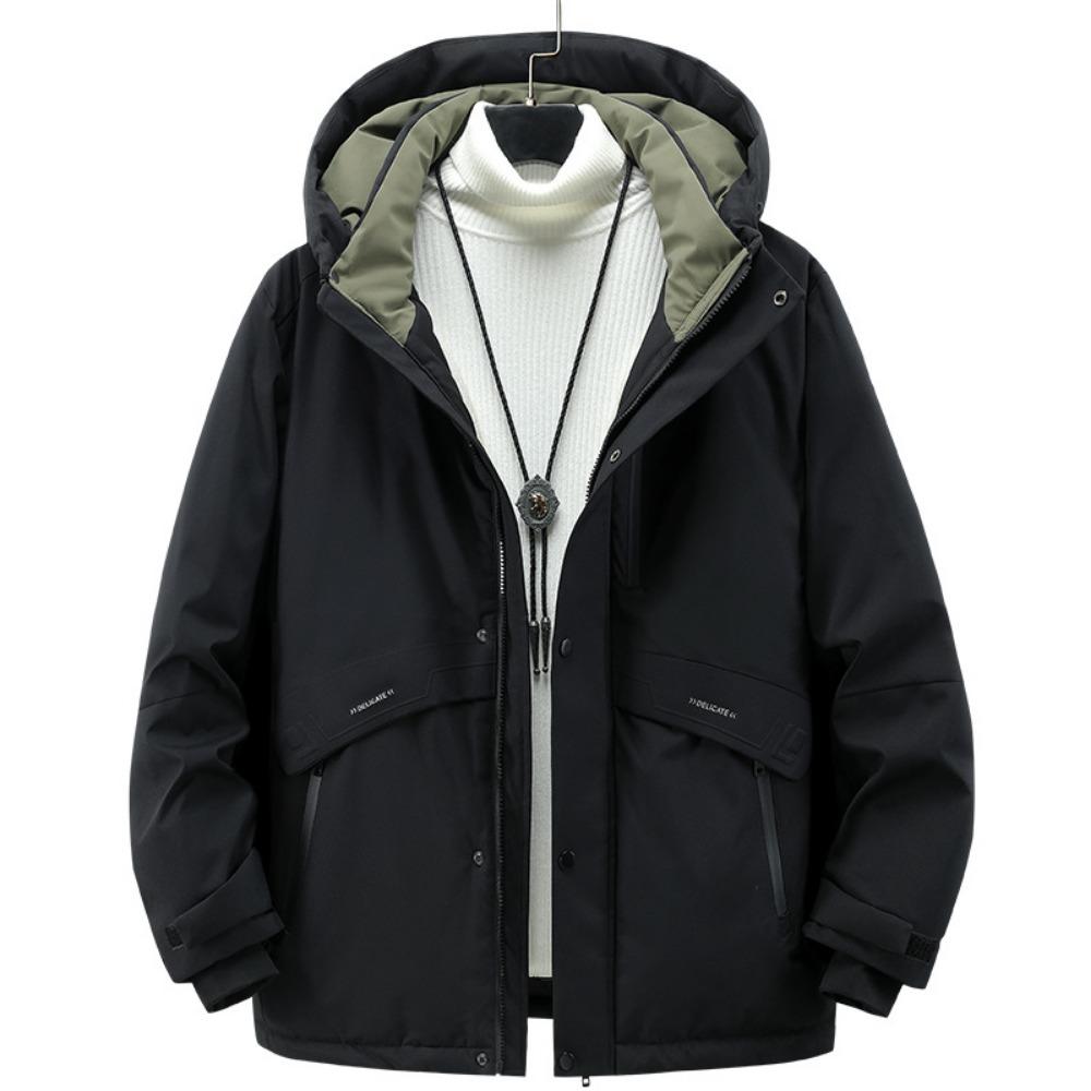 Fattened Plus Size, White Duck Down, Winter Down Jacket Trendy Brand Thickened Warm Jacket Men's Clothing