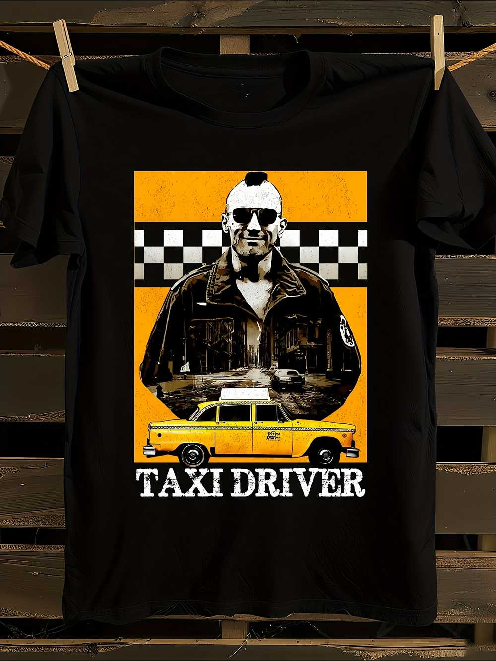

Taxi Driver Travis Bickle Graphic T-Shirt Mens Tshirt Womens Tshirts with Letters Print Short Sleeves T-Shirt Casual Street Tee Shirt Top XXL