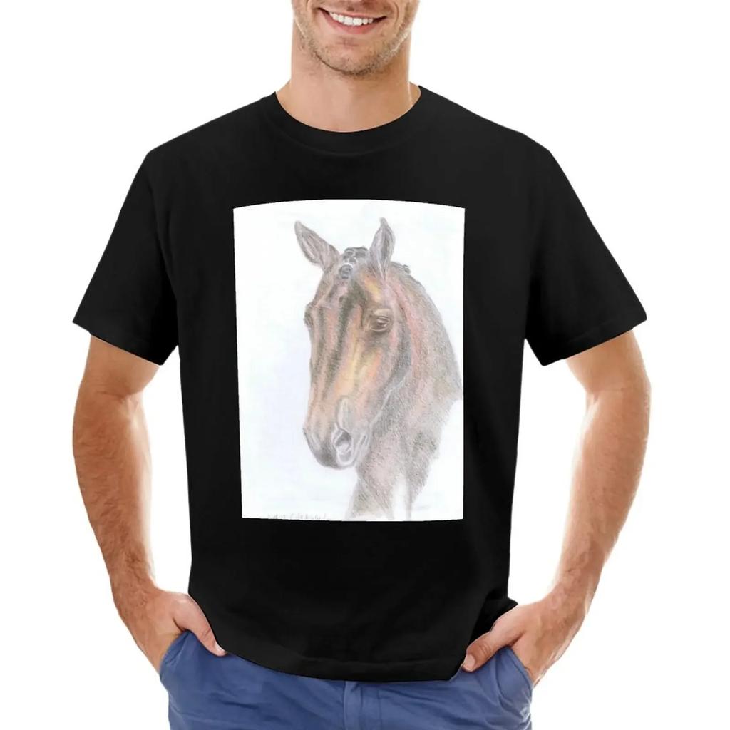 Dressage horse portrait from the side T-shirt graphics edition graphic t-shirts pack