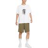Nike T Shirts Men's White Crew Neck Moderate HQ1577-100