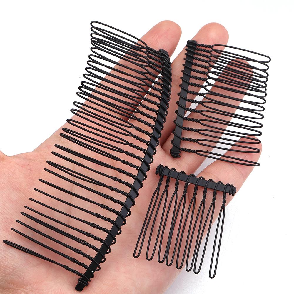 6pcs 10/12/15/20/30 Teeth DIY Metal Hair Comb Claw Hairpins for Wedding Jewelry Making Handmade Comb Base Bridal Hair Accessorie