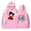 Anime Dragon Balls Hoodie Teens Men Warm Fleece Lined Pullover Sweatshirt With Print