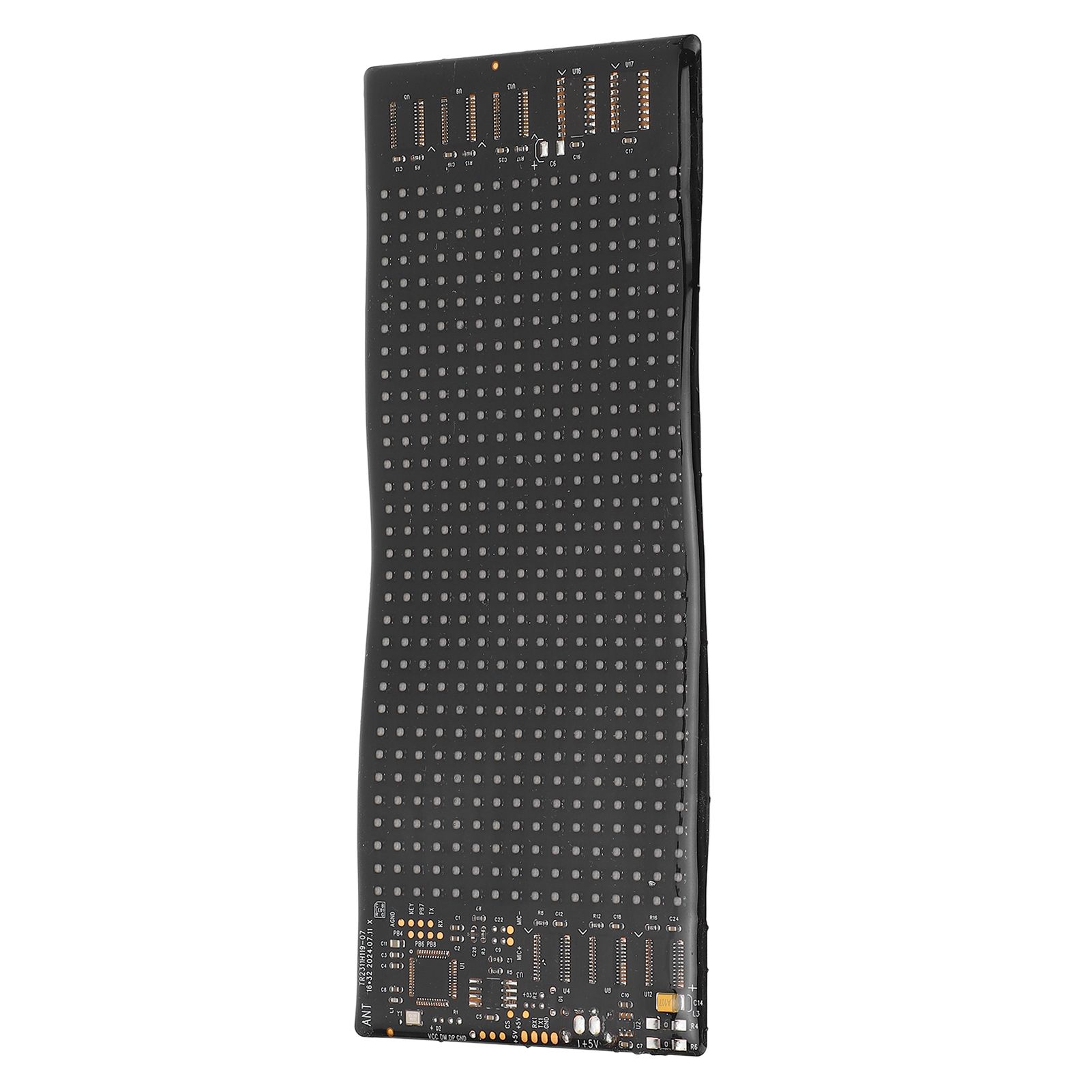 

Гибкая светодиодная панель USB 5 В 16x32 Программируемая вывеска IP65 Водонепроницаемая 6,8x2,8 дюйма Бегущая строка