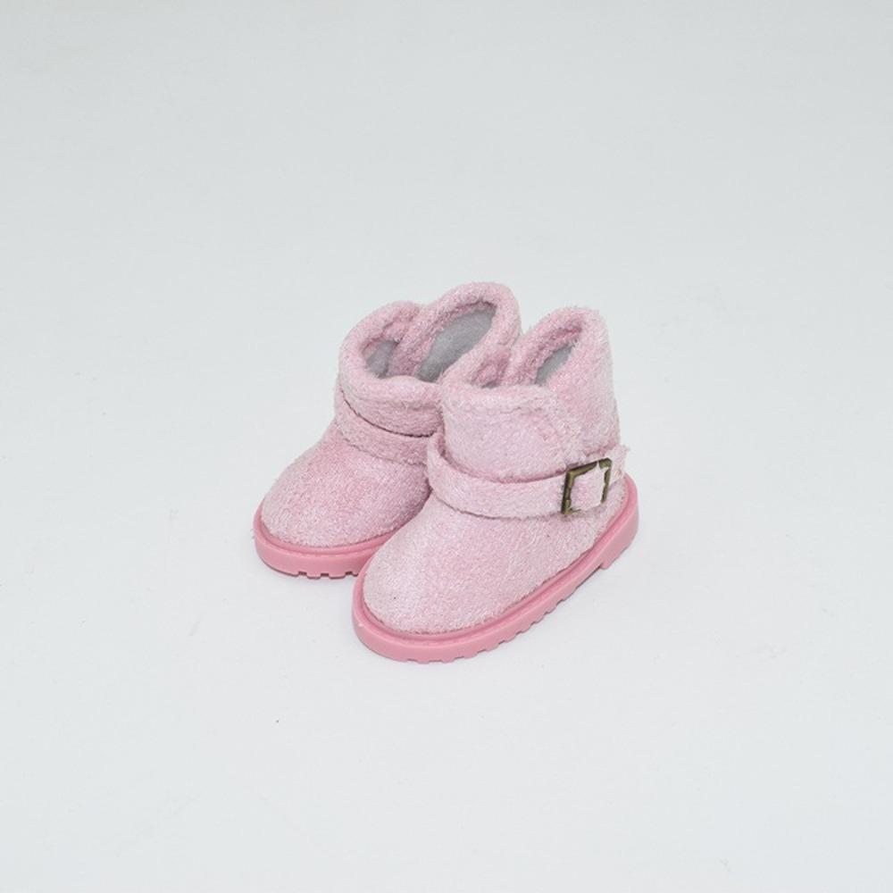 

1 Pair High-top 1/6 Bjd Doll Winter Shoes Warm 20cm Doll Snow Boots Barbi Doll розовый