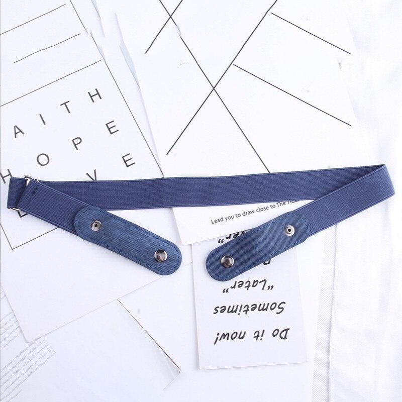 New Buckle-free Elastic Invisible Belt for Jeans Belt Without Buckle Easy Belts Women Men Stretch No Hole Belt