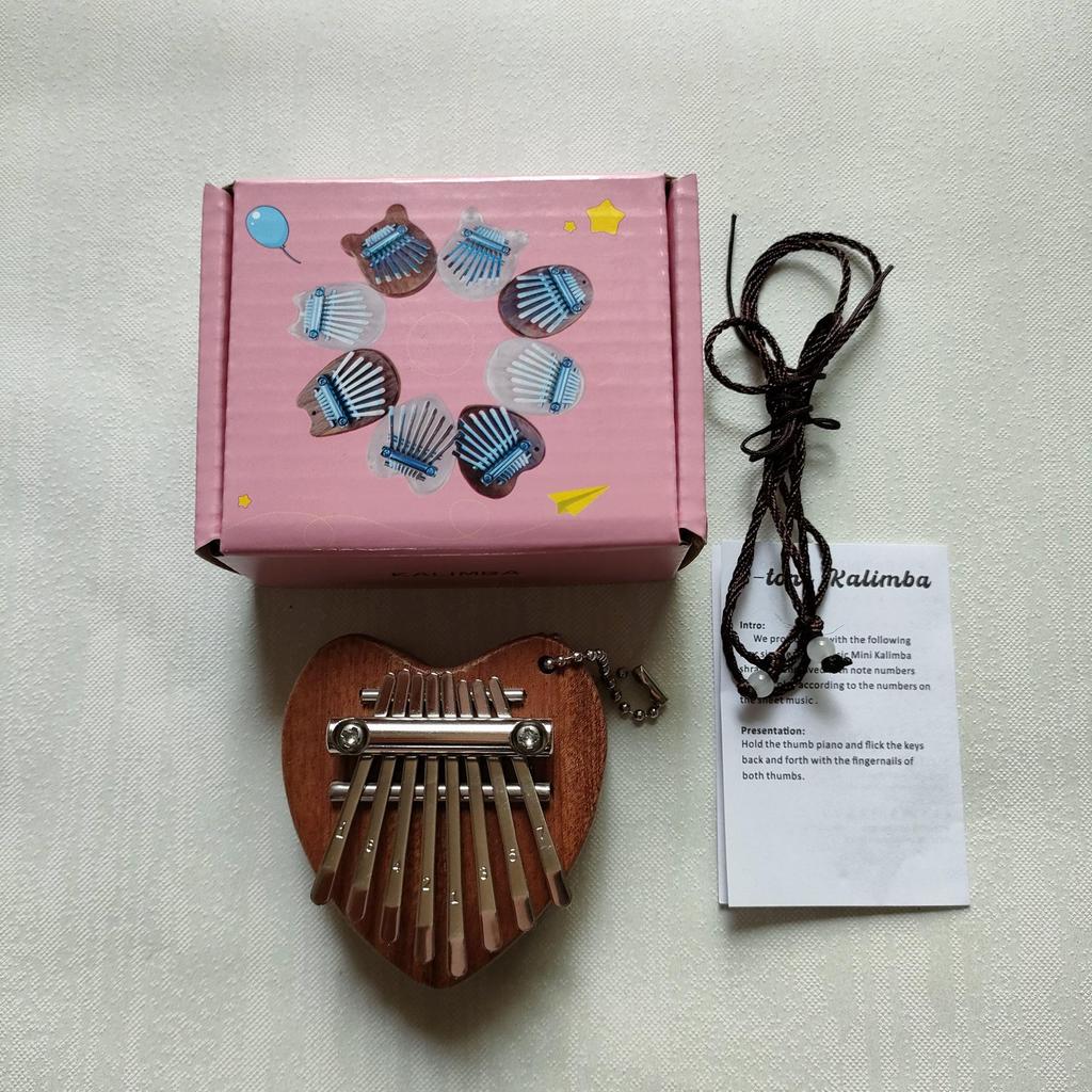 8-Noten Mini Kalimba Daumenklavier Instrument