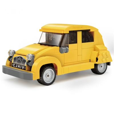 CaDA Schaalauto Serie 2CV Officieel Gelicentieerde Bouwsteen Set 1/24 Citroën / Citroën Product, 298 Delen (Citroën 2CV)