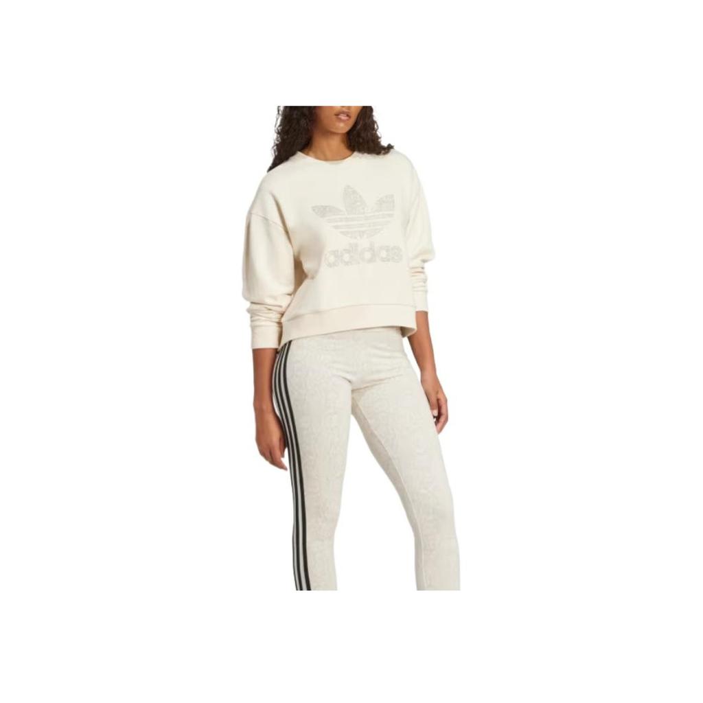 adidas Originali Casual Confortevole Antivento Caldo Felpa con Cappuccio a Maniche Lunghe da Donna Felpe Bianco JC8329