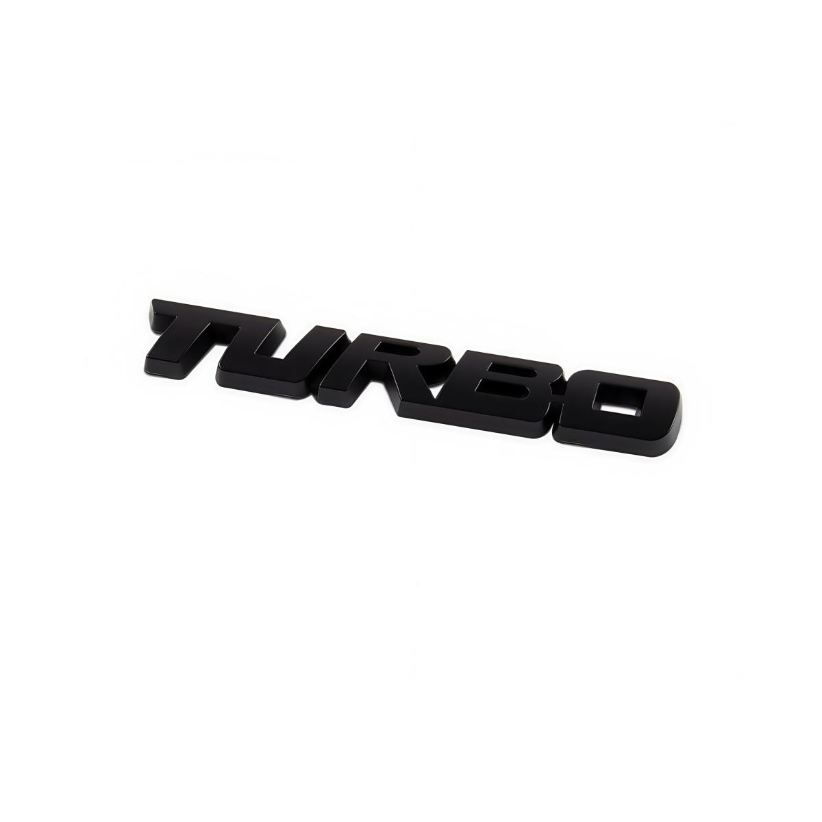 

1Pcs Universal 3D Metal Letter Car Styling Turbo Boost Loading Boosting Emblem Badge Sticker Decal Auto Accessories чорний