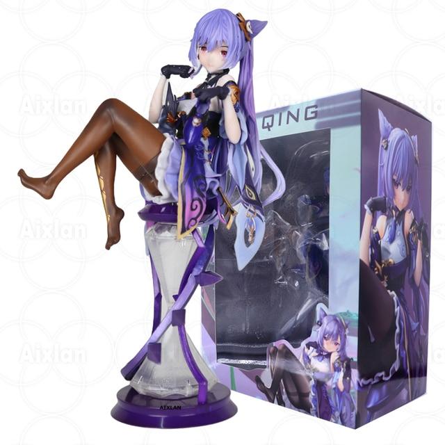 22cm Genshin Impact Figure Ganyu 1 /7 Static Figure Game Genshin Impact Collectible Decoration Anime Pvc Collection Doll Toys
