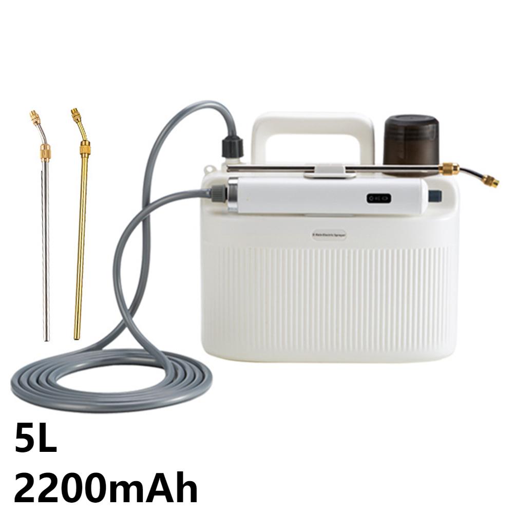 Shoulder Style Electric Sprayer 5L Watering Can With Spray Gun Automatic Garden Plant Mister USB Rechargeable Irrigation Tool