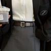 Elegant Black Pu Womens Belt For Casual Skirts And Jeans Enhancing Look Your
